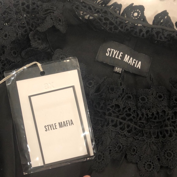 NWT || Style Mafia || Crochet Off-Shoulder Top - Picture 7 of 7